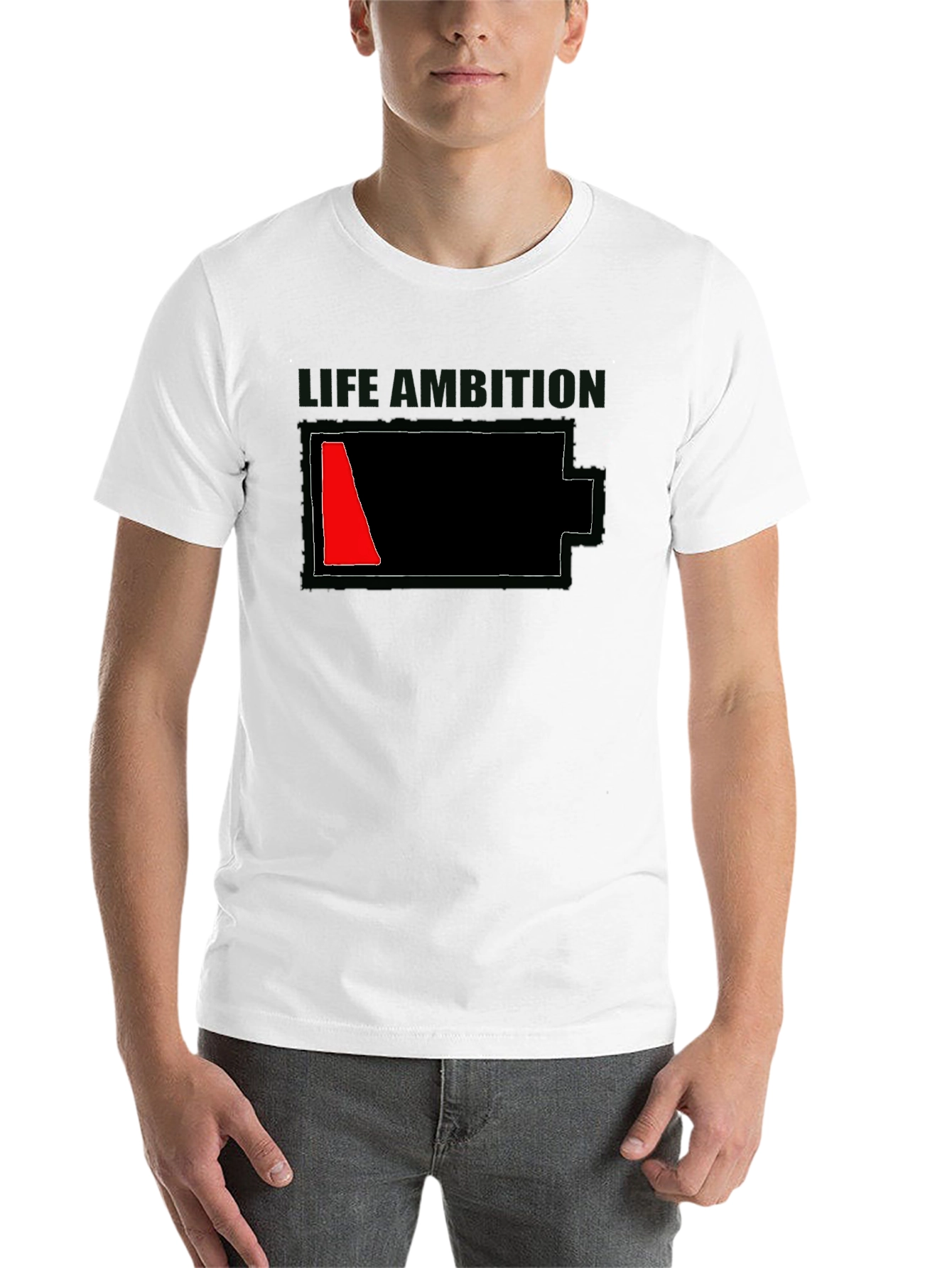 Low Ambition Battery Graphic T-Shirt