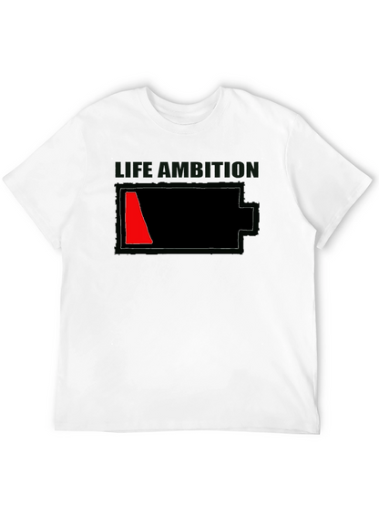 Low Ambition Battery Graphic T-Shirt