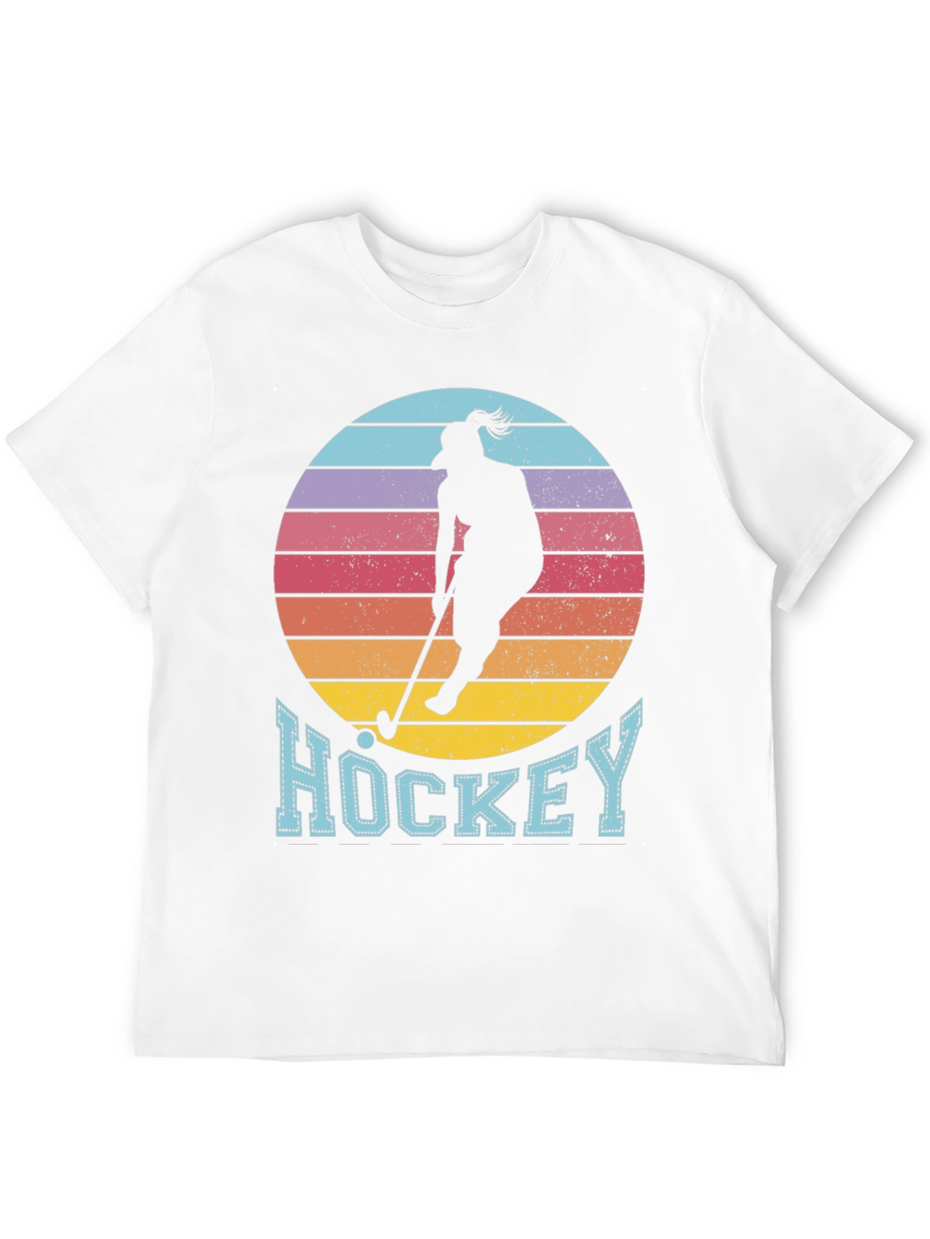 Hockey Sunset Graphic Tee - Unique Sports Shirt