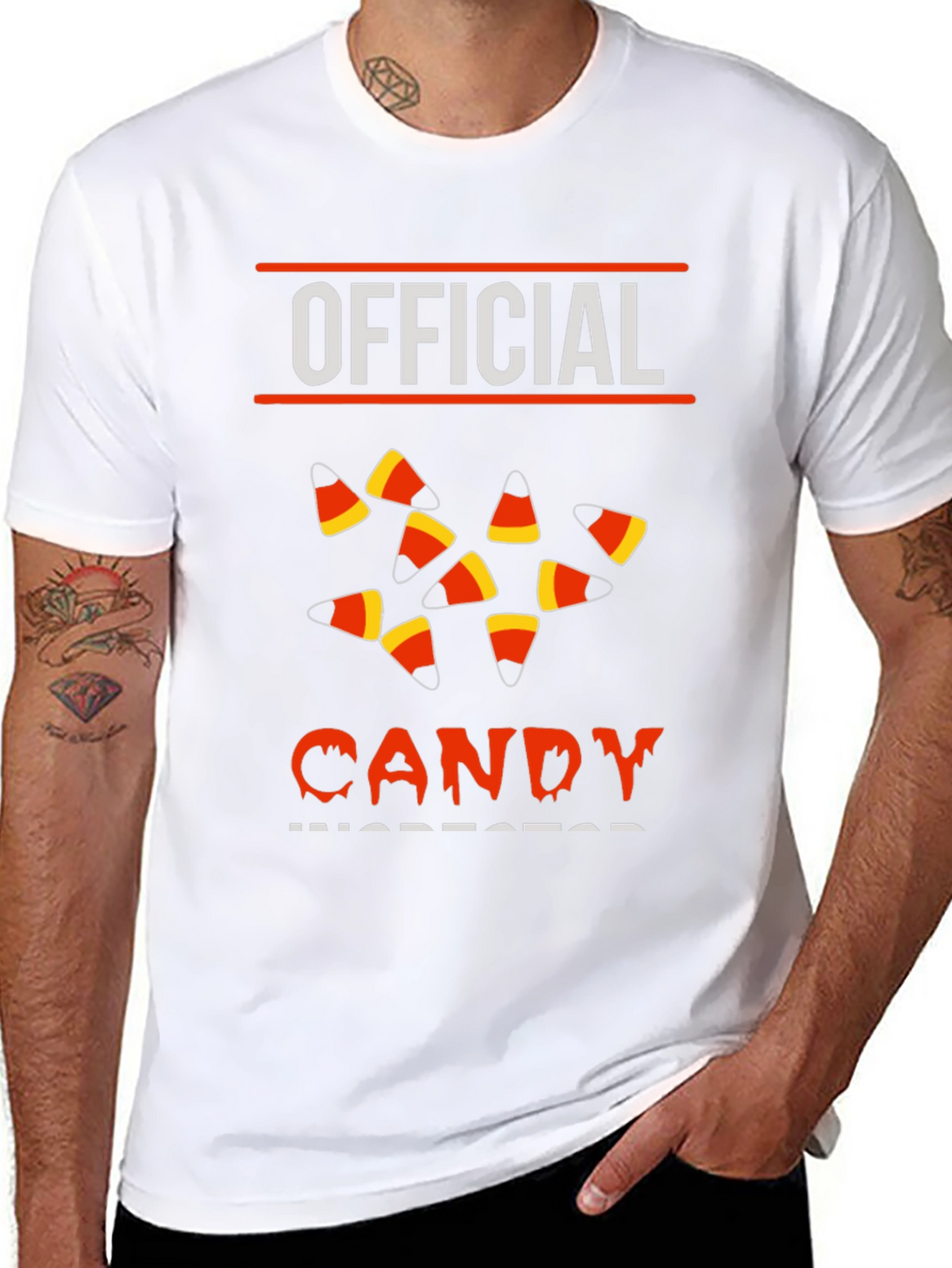 Official Candy Inspector Halloween T-Shirt