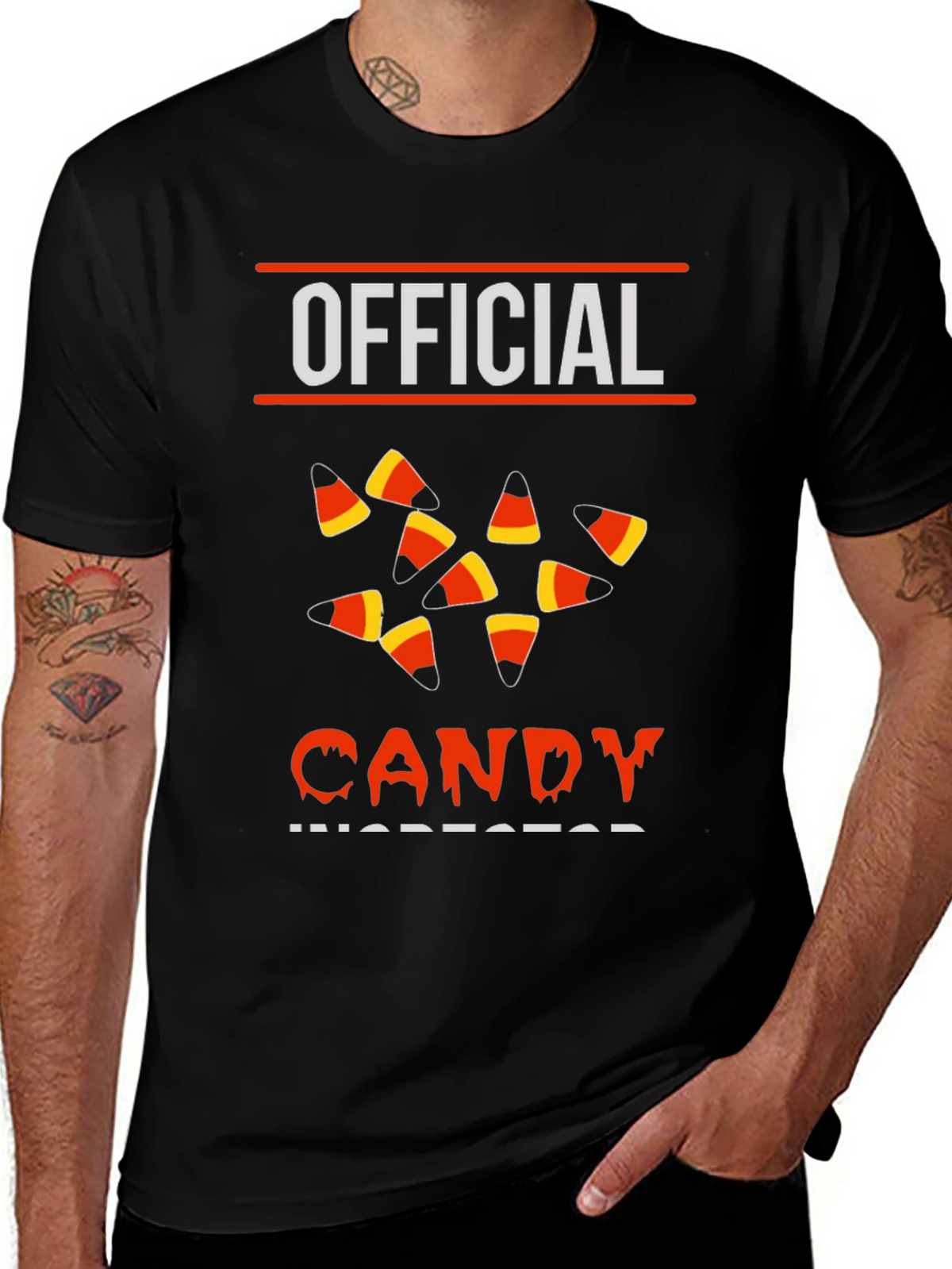 Official Candy Inspector Halloween T-Shirt