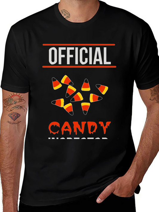 Official Candy Inspector Halloween T-Shirt