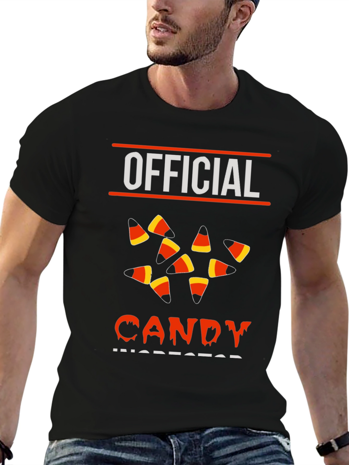 Official Candy Inspector Halloween T-Shirt