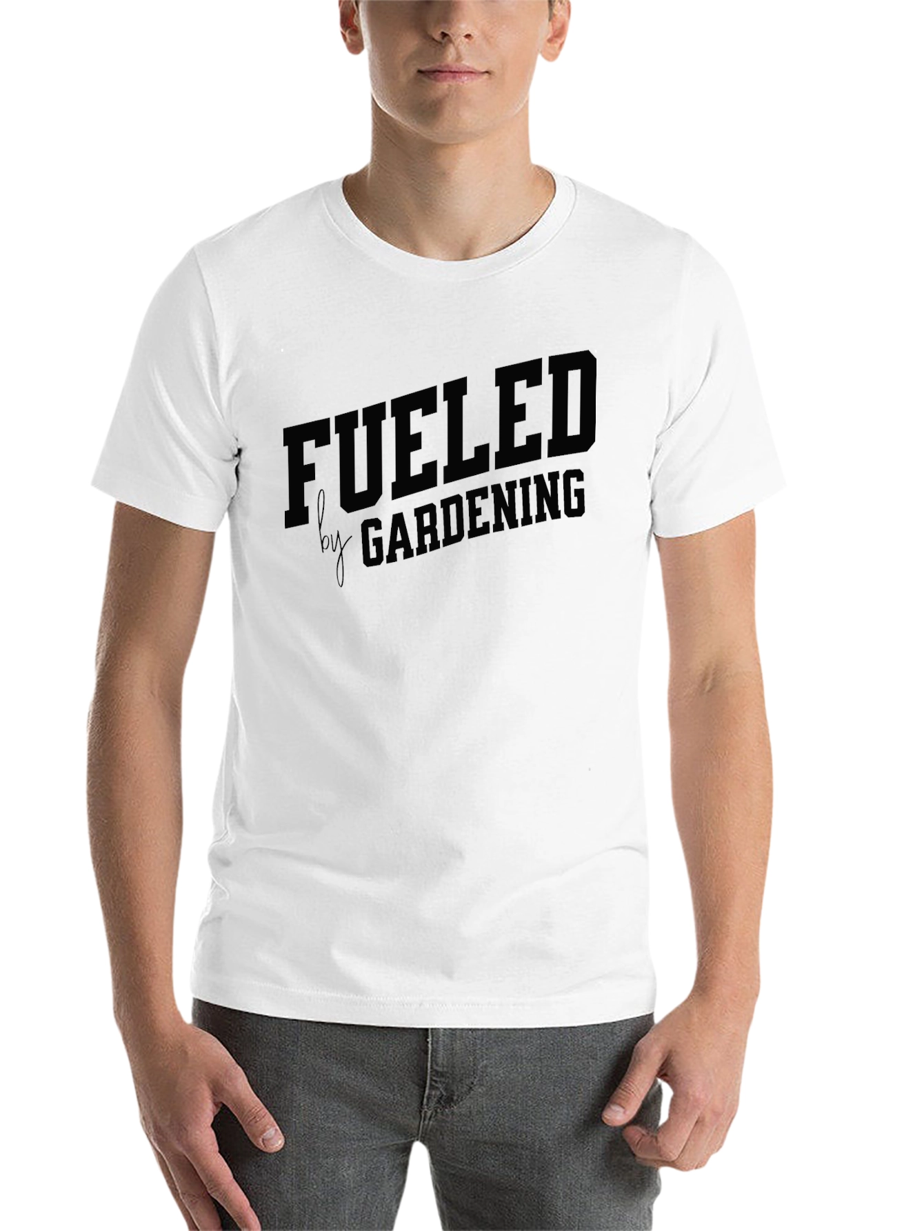 Fueled by Gardening Black T-Shirt