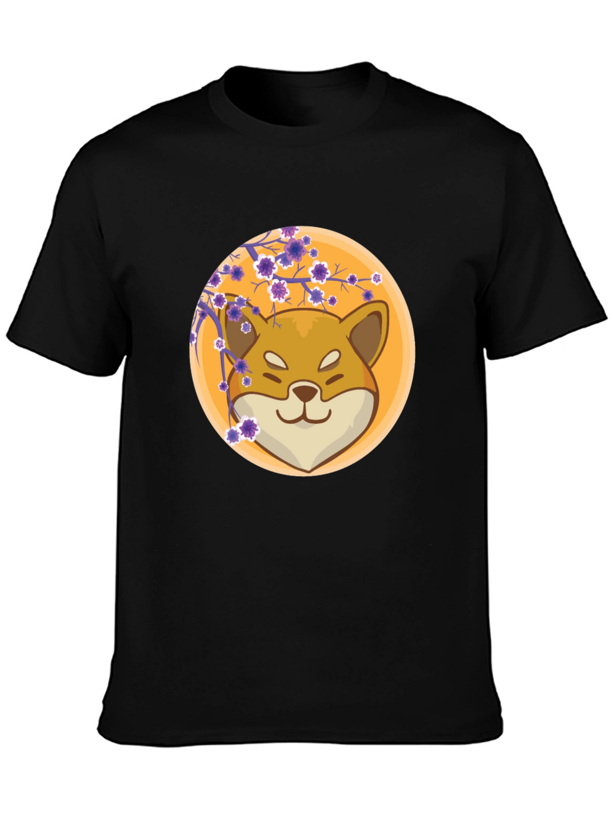 Shiba Inu Blossom Graphic Tee