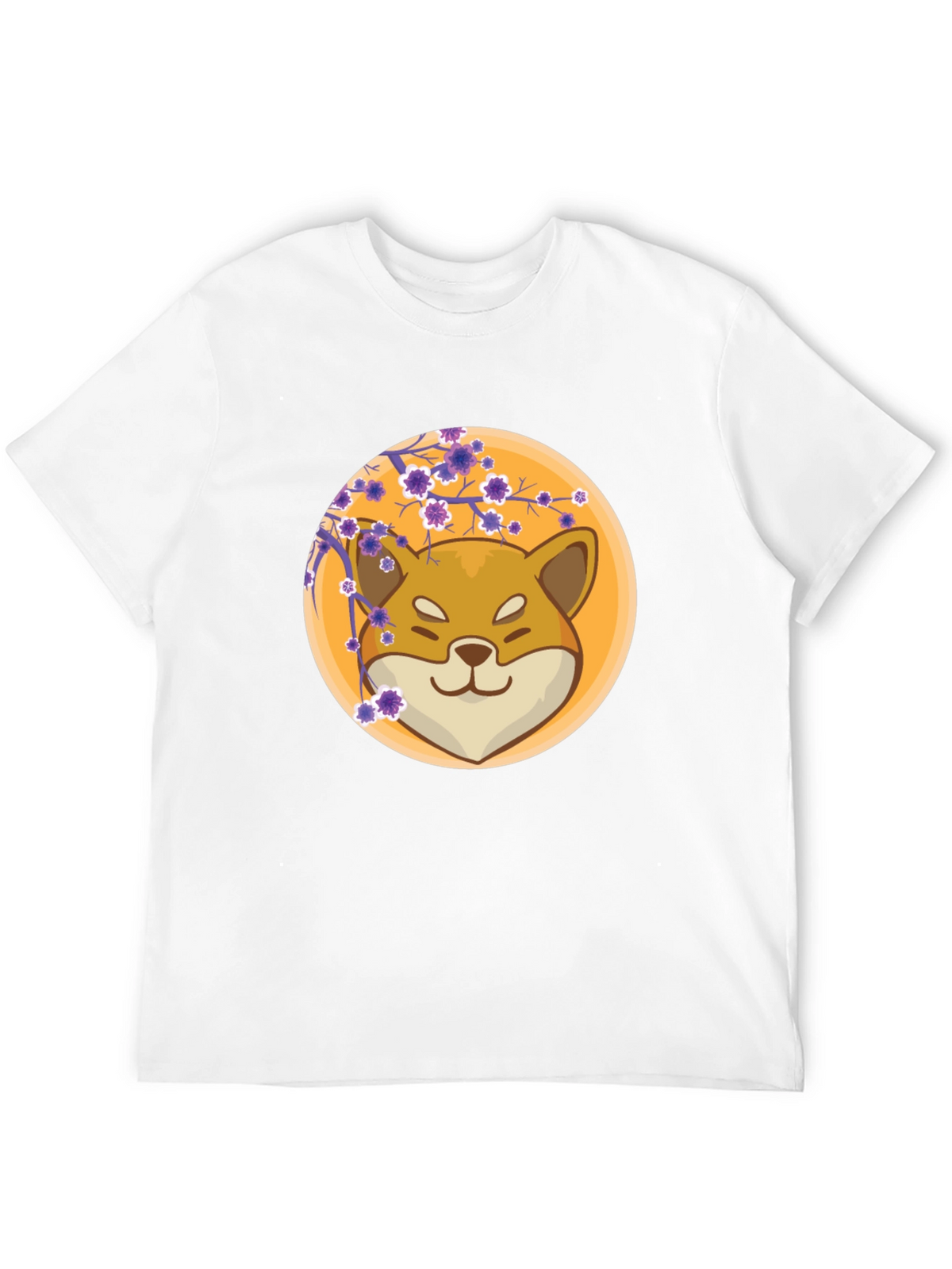 Shiba Inu Blossom Graphic Tee
