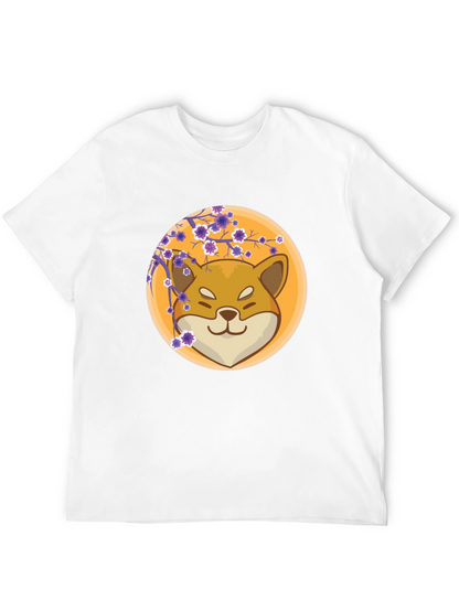 Shiba Inu Blossom Graphic Tee