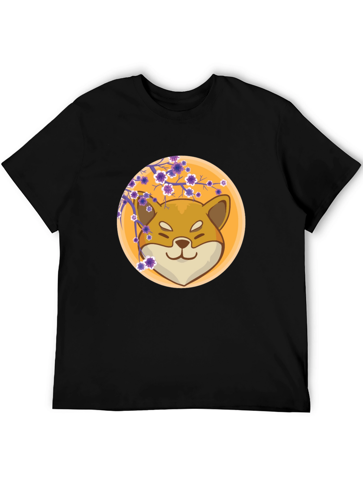 Shiba Inu Blossom Graphic Tee