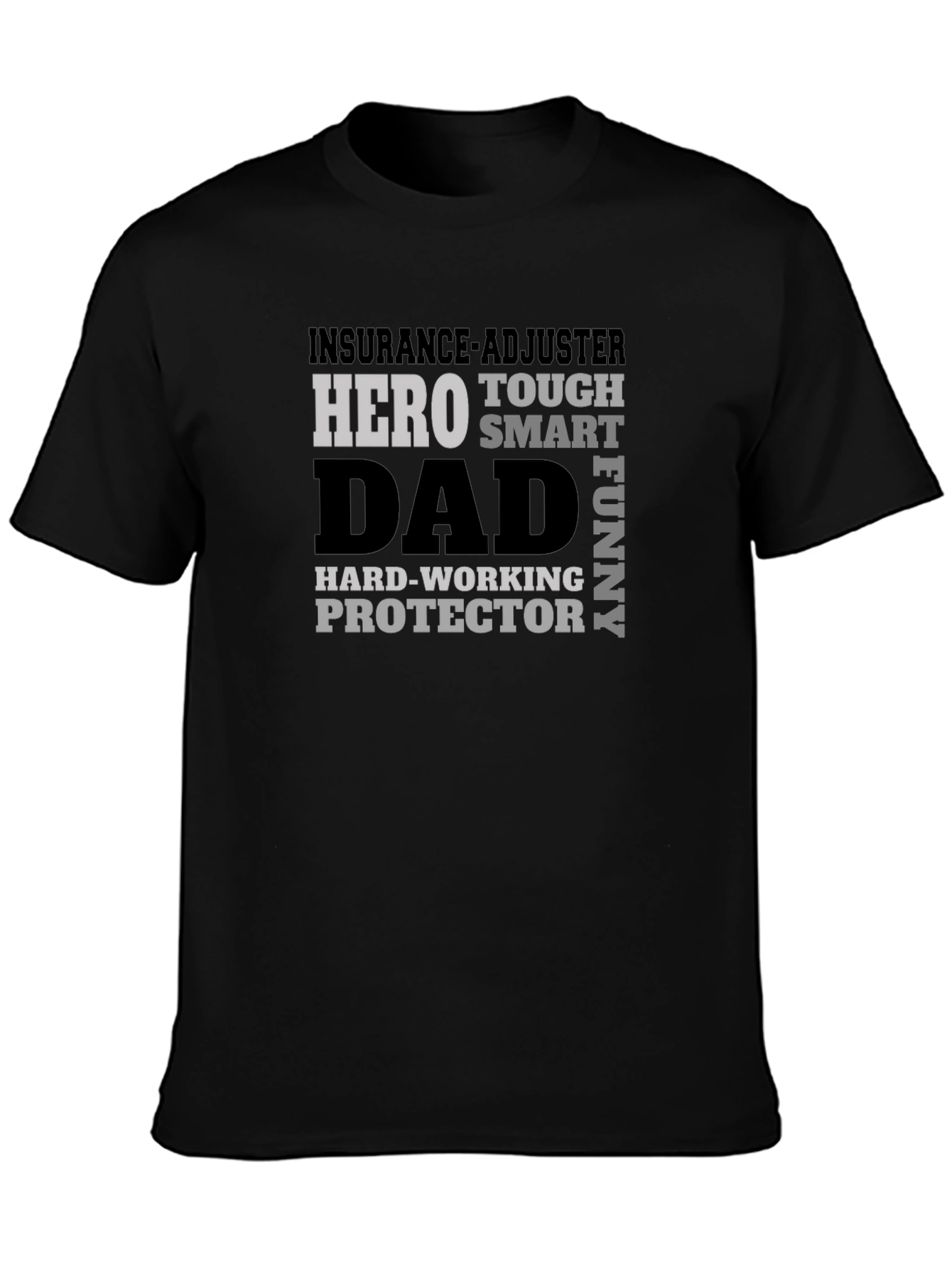Insurance Adjuster Dad Hero Graphic T-Shirt