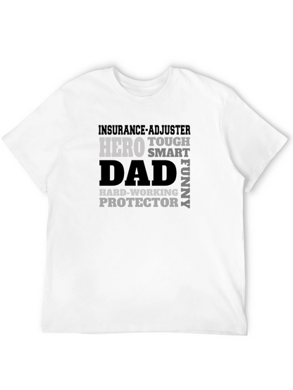 Insurance Adjuster Dad Hero Graphic T-Shirt