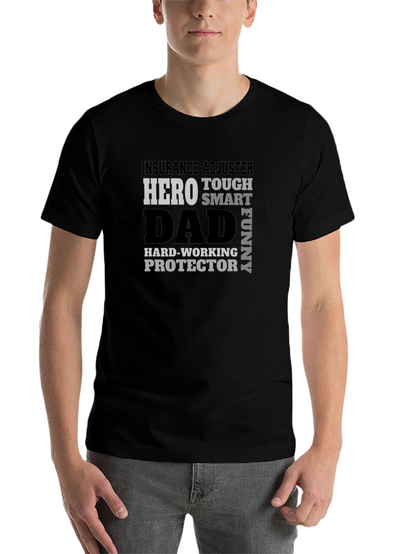 Insurance Adjuster Dad Hero Graphic T-Shirt