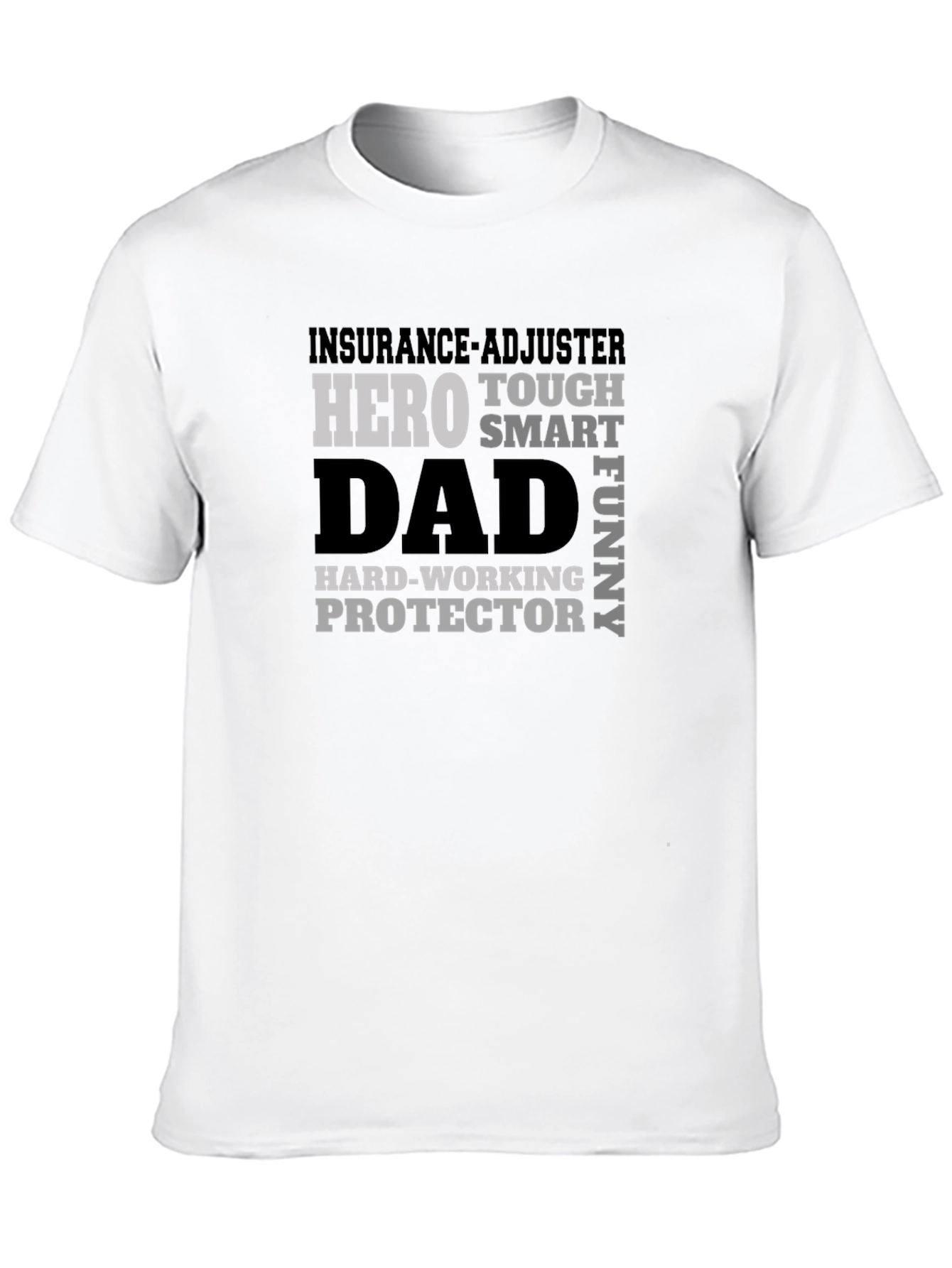 Insurance Adjuster Dad Hero Graphic T-Shirt