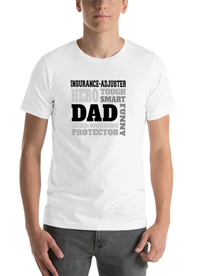Insurance Adjuster Dad Hero Graphic T-Shirt