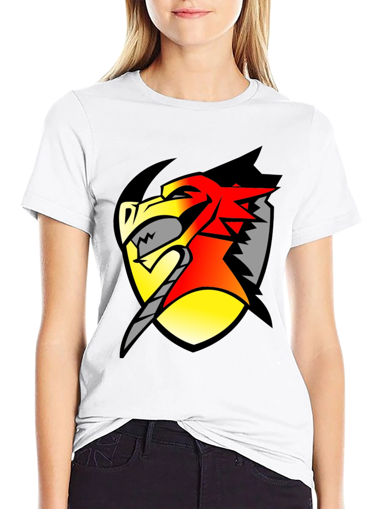 Dragon Shield Graphic Tee - Black