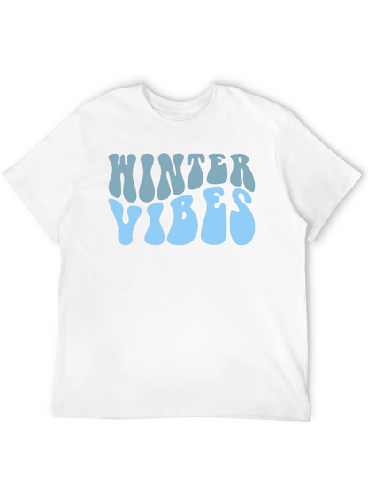 Winter Vibes Graphic Tee - Stylish Holiday Apparel