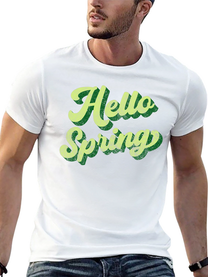 Hello Spring Retro Graphic Tee
