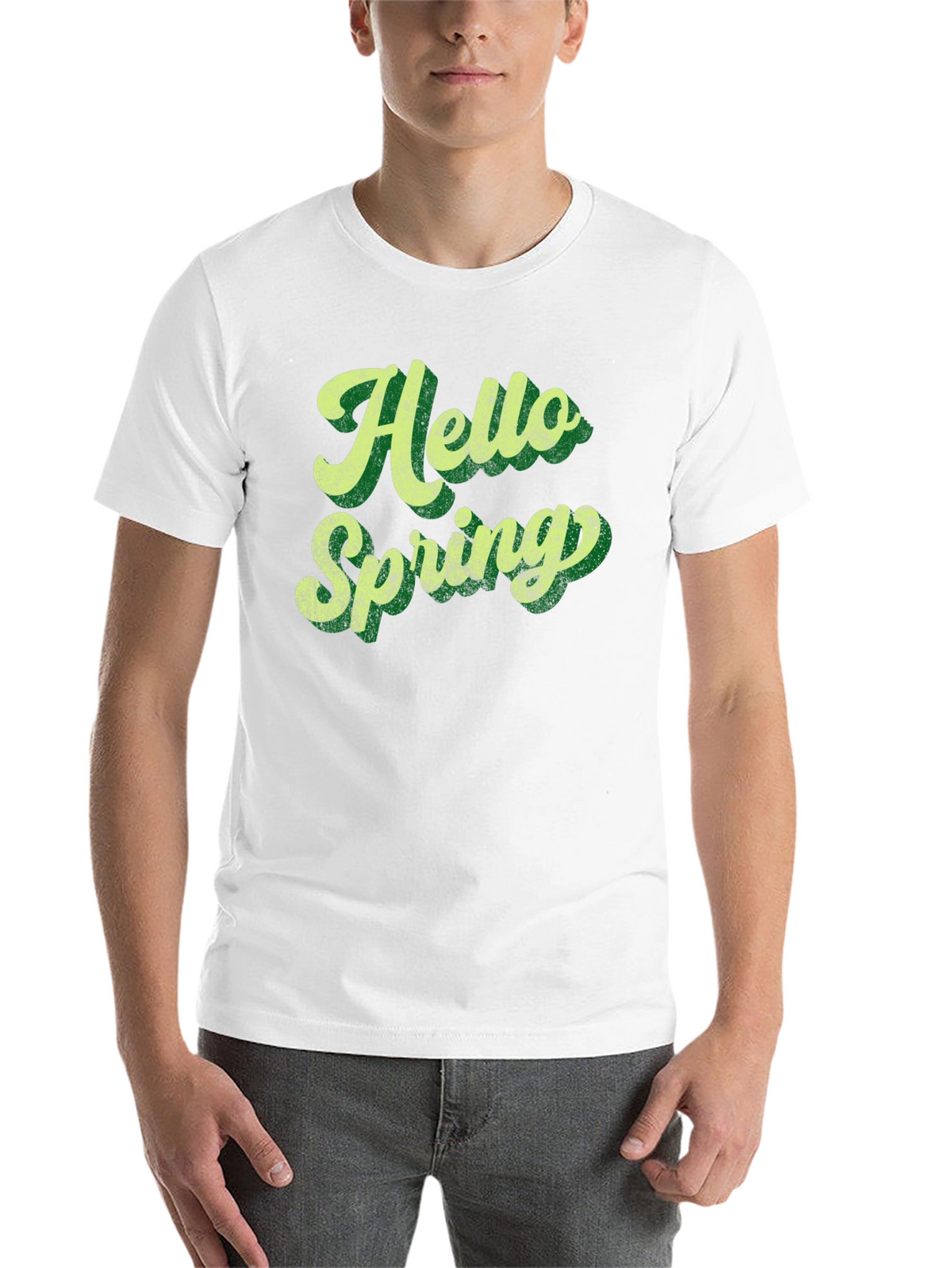 Hello Spring Retro Graphic Tee