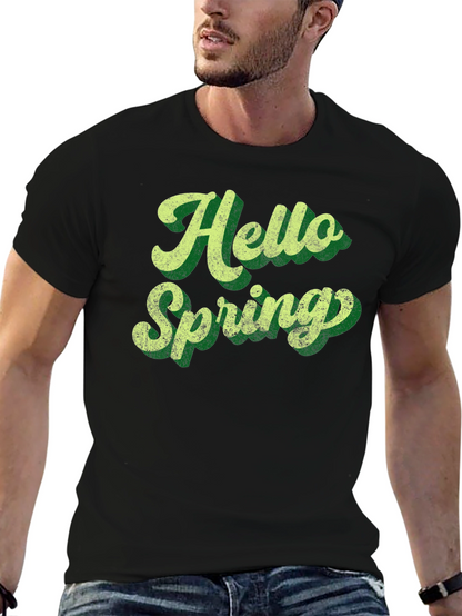 Hello Spring Retro Graphic Tee