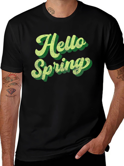 Hello Spring Retro Graphic Tee