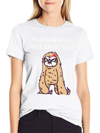 Funny Sloth Attitude T-Shirt - Unisex