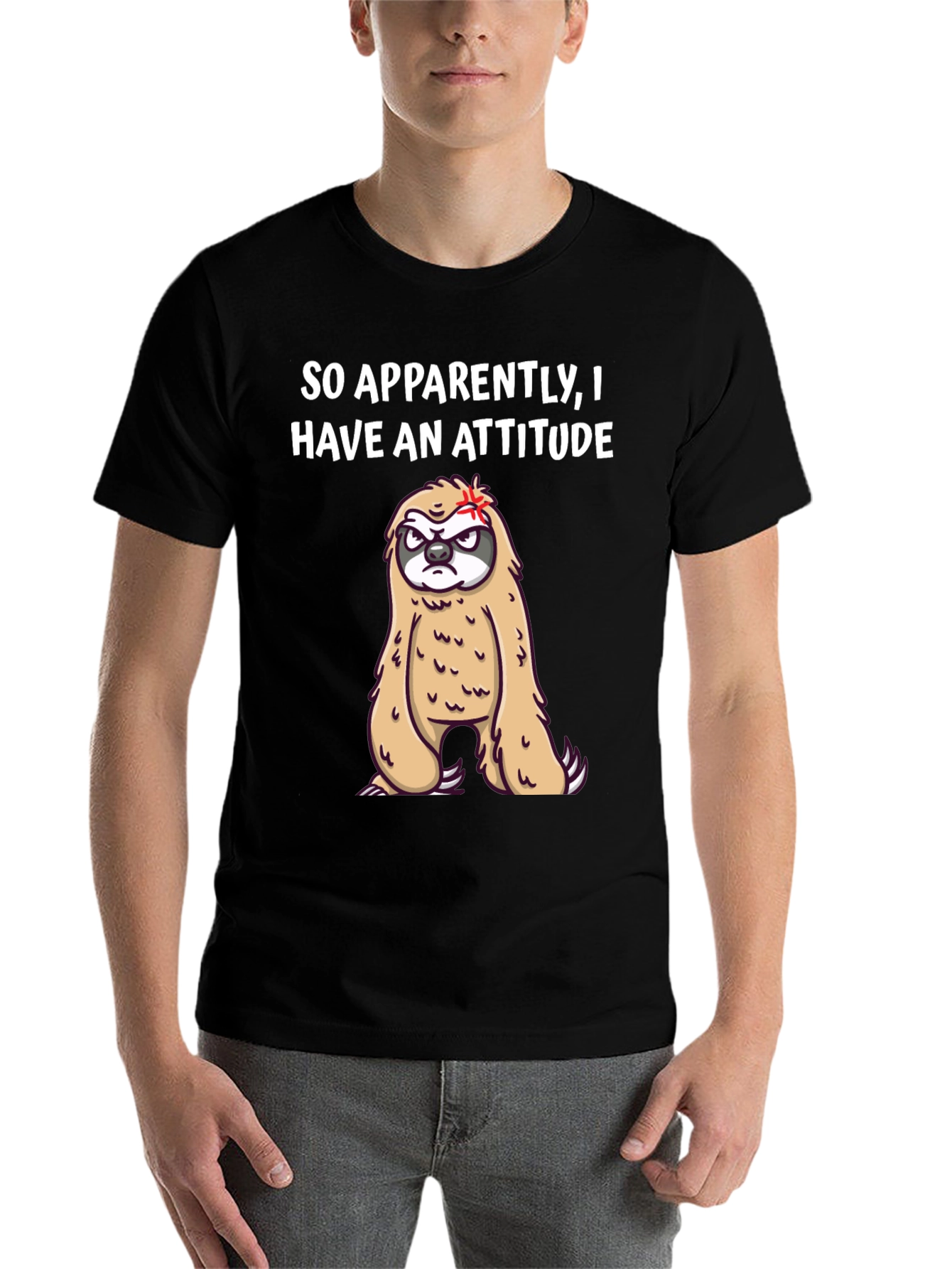 Funny Sloth Attitude T-Shirt - Unisex