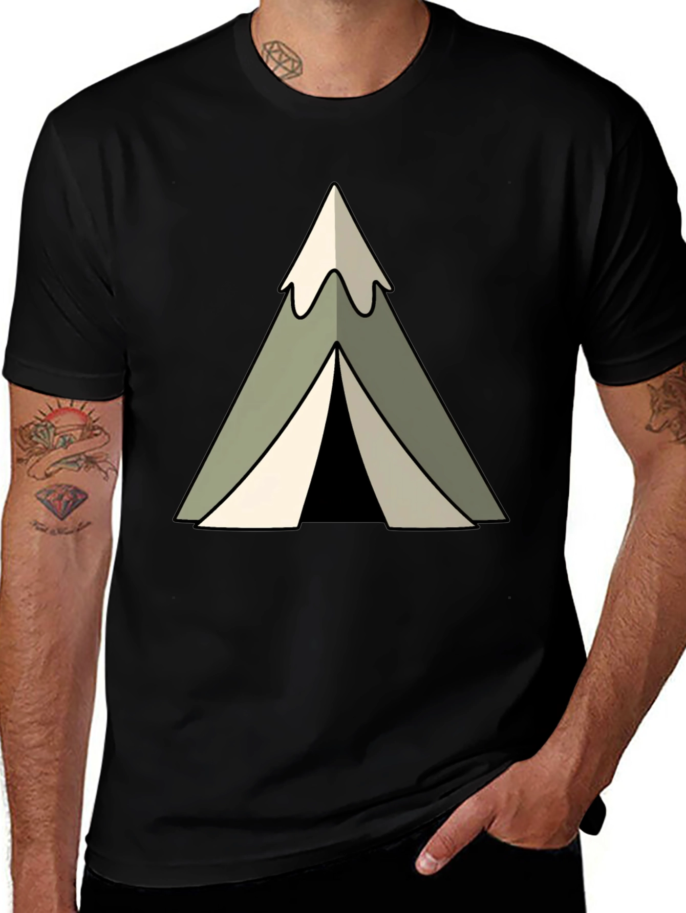 Camping Tent Graphic Tee - Adventure Awaits