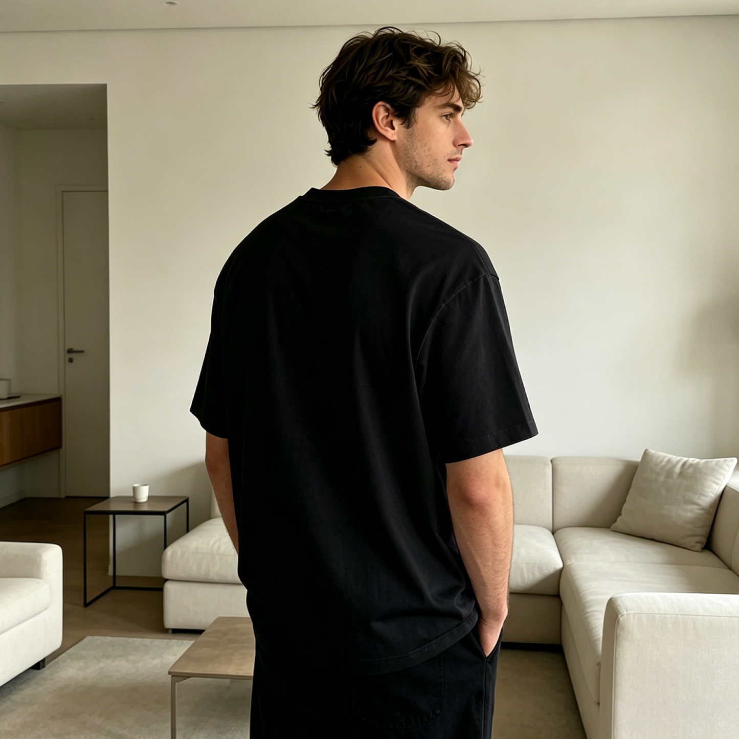 Men's Dark Tone God All Things Are Possible Faith Minimal Tee