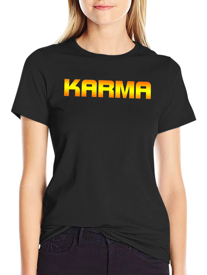 KARMA Graphic T-Shirt - Bold Statement Tee