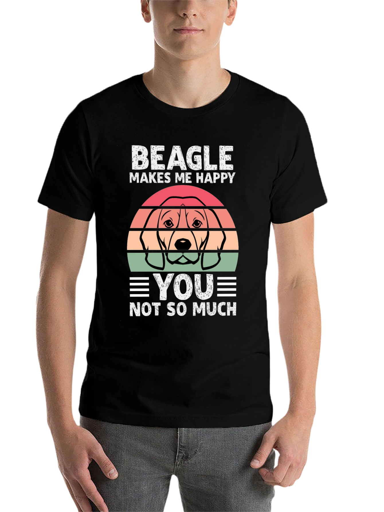 Beagle Makes Me Happy T-Shirt