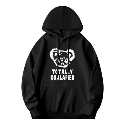 Totally Koalafied Cute Koala Graphic Unisex Hoodie, Soft Daily Wear