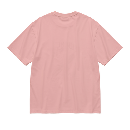 Ricchezza Lightning Bolt Red Heart Pink Tee