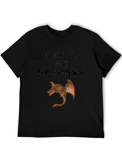 Life is Better with Dragons Graphic Tee