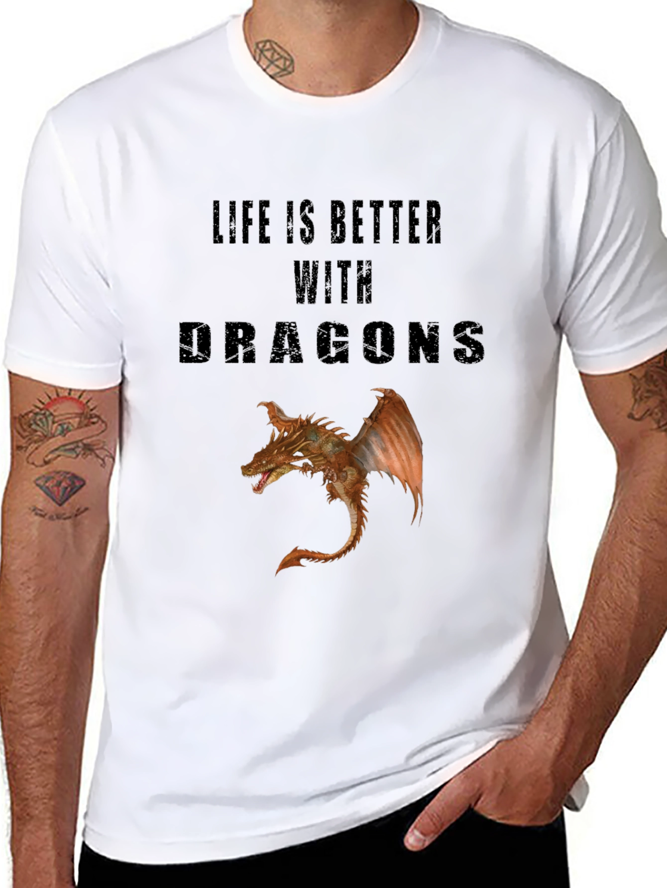 Life is Better with Dragons Graphic Tee