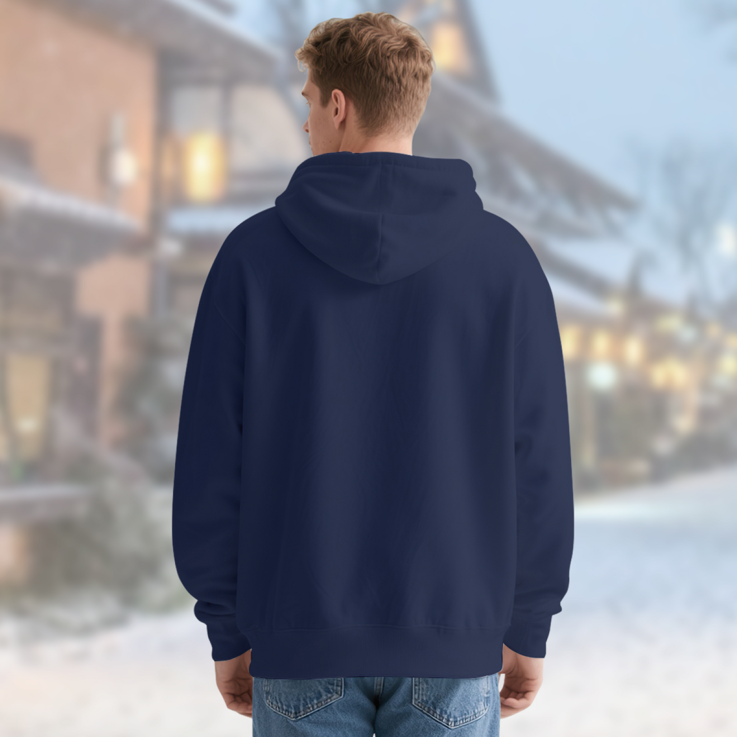 Retro WKRP Cincinnati Radio Navy Hoodie