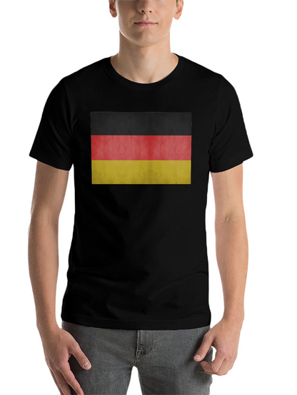 Germany Flag T-Shirt - Black Cotton Tee