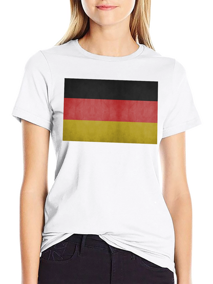 Germany Flag T-Shirt - Black Cotton Tee