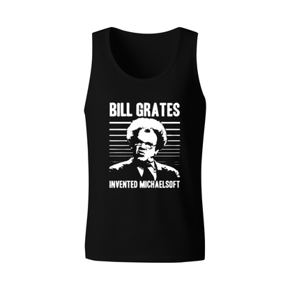 Bill Grates Michaelsoft Funny Meme Graphic Sleeveless Top