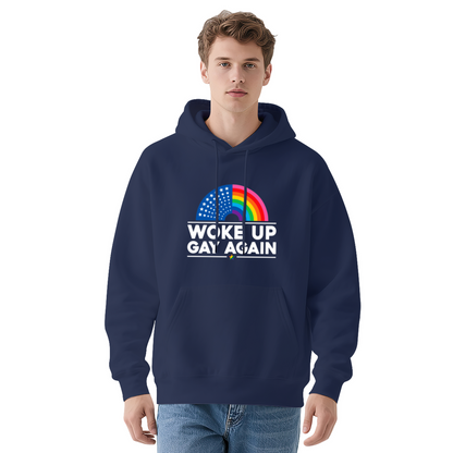 Rainbow Pride Slogan Hoodie, Unisex Comfortable Top