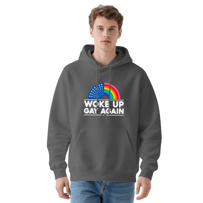 Rainbow Pride Slogan Hoodie, Unisex Comfortable Top