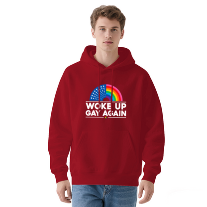 Rainbow Pride Slogan Hoodie, Unisex Comfortable Top