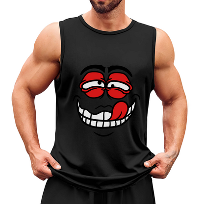 Funny Goofy Cartoon Face Men¡¯s Tank Top