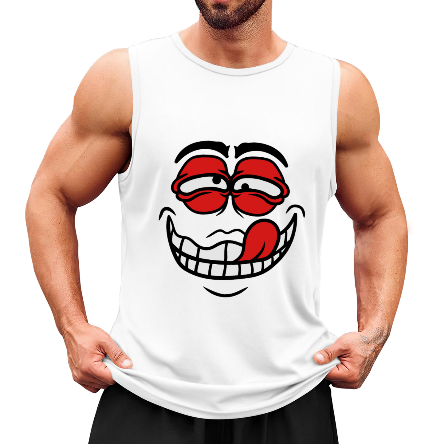 Funny Goofy Cartoon Face Men¡¯s Tank Top