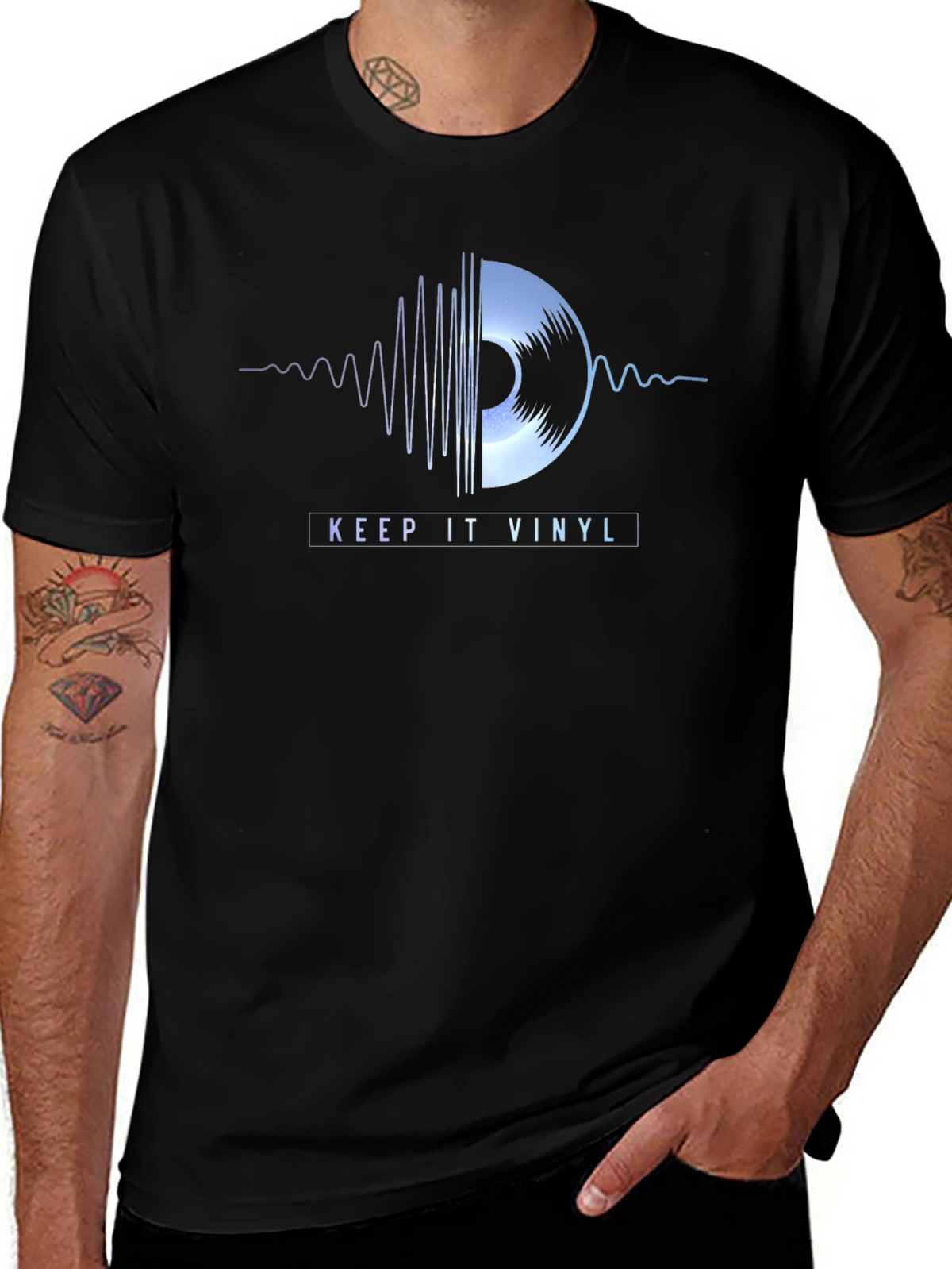 Keep It Vinyl T-Shirt: Music Lovers Graphic Tee