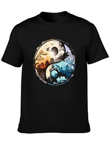 Yin Yang Nature Graphic Tee