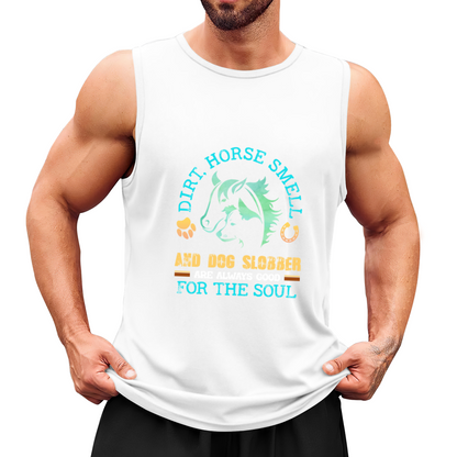 Horse & Dog Country Lover Graphic Tank Top