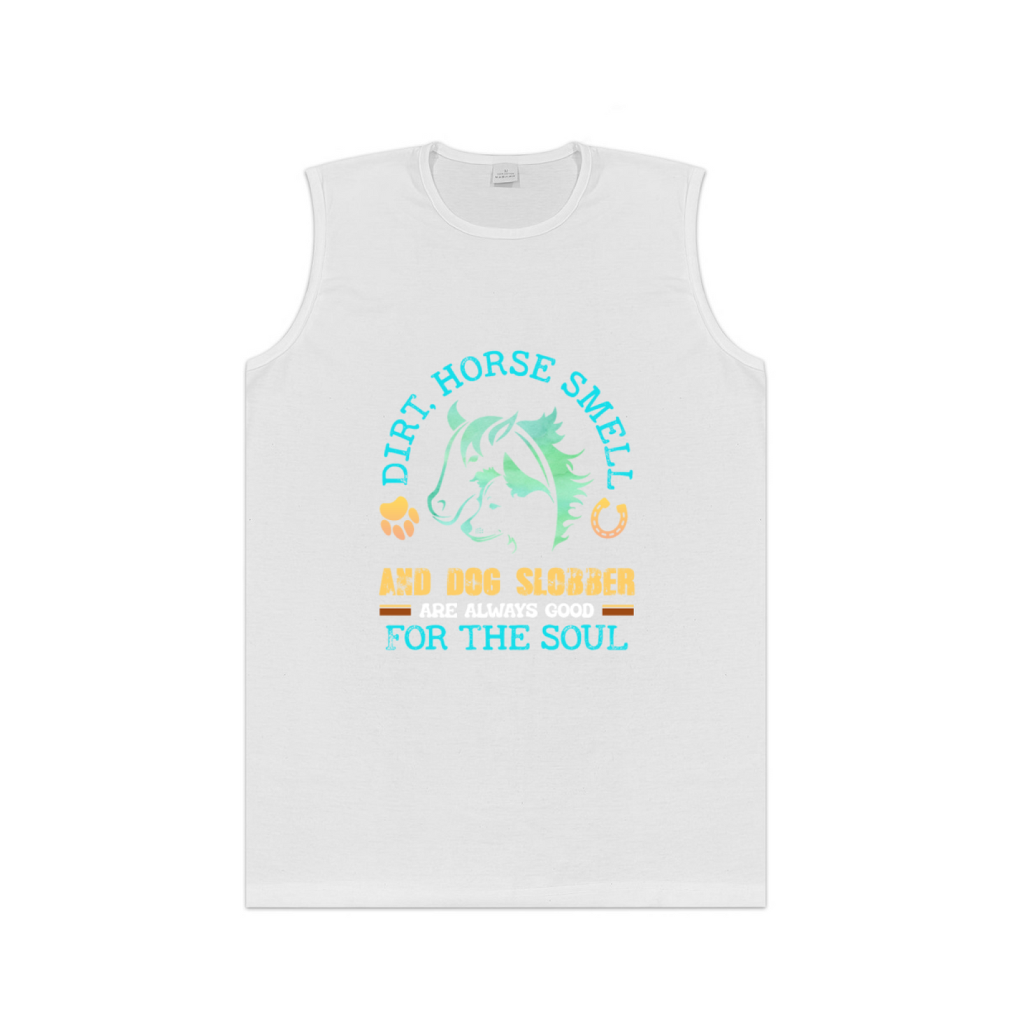 Horse & Dog Country Lover Graphic Tank Top