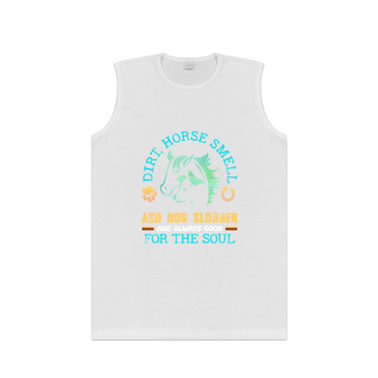 Horse & Dog Country Lover Graphic Tank Top