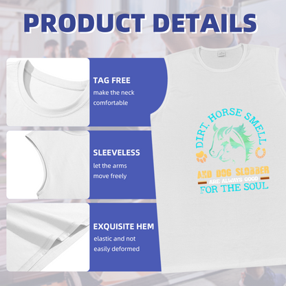 Horse & Dog Country Lover Graphic Tank Top
