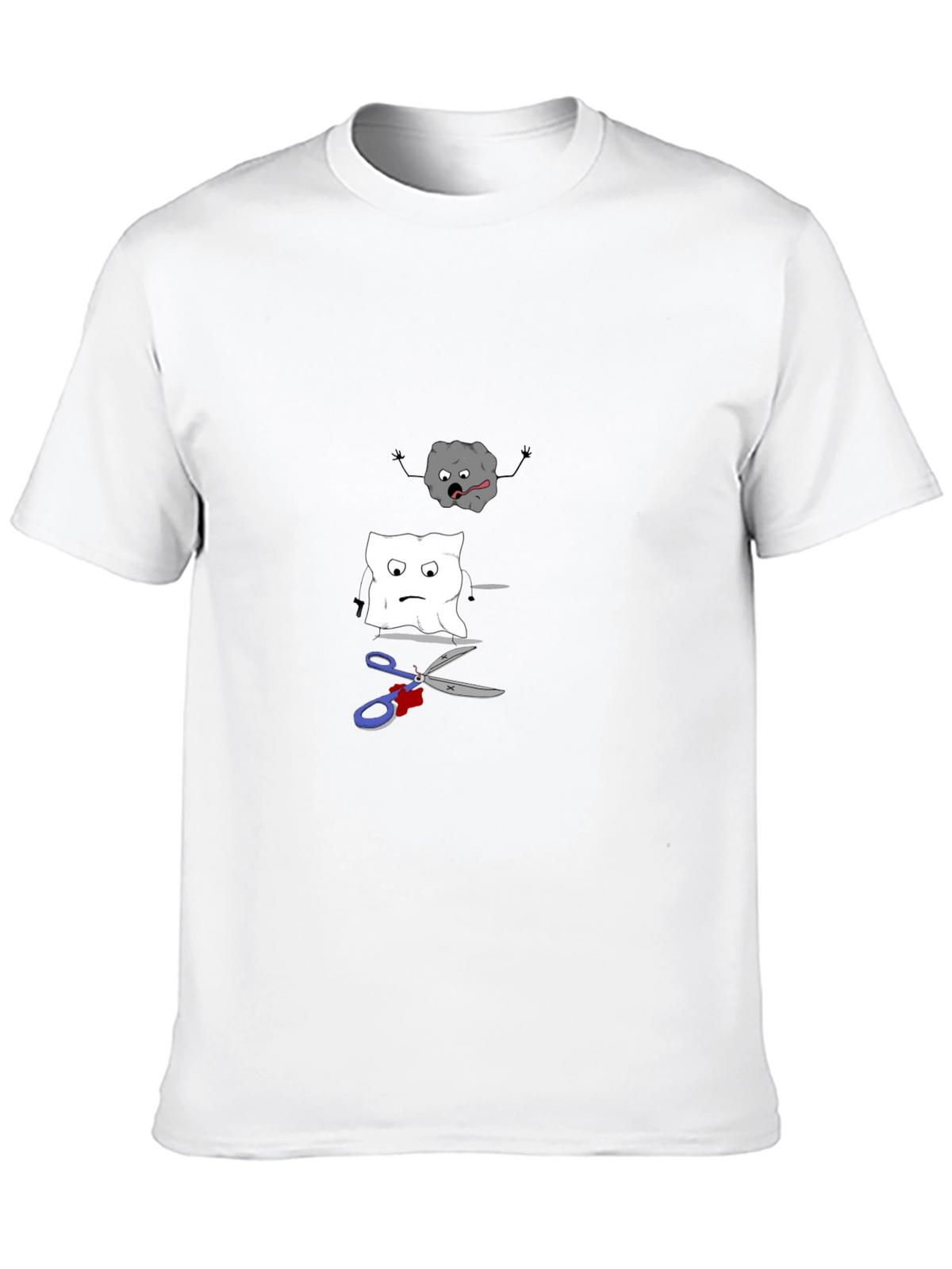 Rock Paper Scissors Funny Graphic Tee