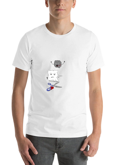 Rock Paper Scissors Funny Graphic Tee